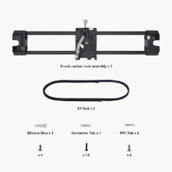 X-Axis Carbon Rods Assembly 