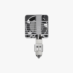 Bambu Lab - X1E Exclusive - Complete hotend assembly with hardened steel nozzle 0.2mm 