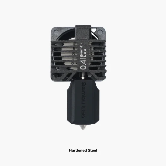 Bambu Lab -  X1E Exclusive - Complete hotend assembly with hardened steel nozzle 0.4mm 