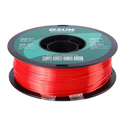 eSilk-PLA filament, 1.75mm, Red, 1kg/roll 