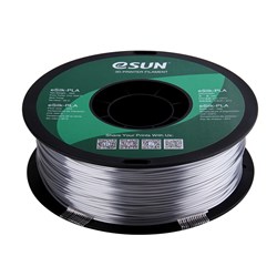 eSilk-PLA filament, 1.75mm, Silver, 1kg/roll 