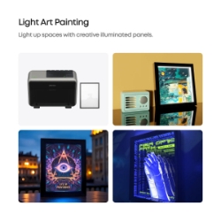 eufyMake Light Art Painting Kit (3 Pieces) for UV Printer E1 product image for eufyMake E1 UV printing
