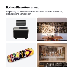 eufyMake Roll-to-Film Attachment product image for eufyMake E1 UV printing