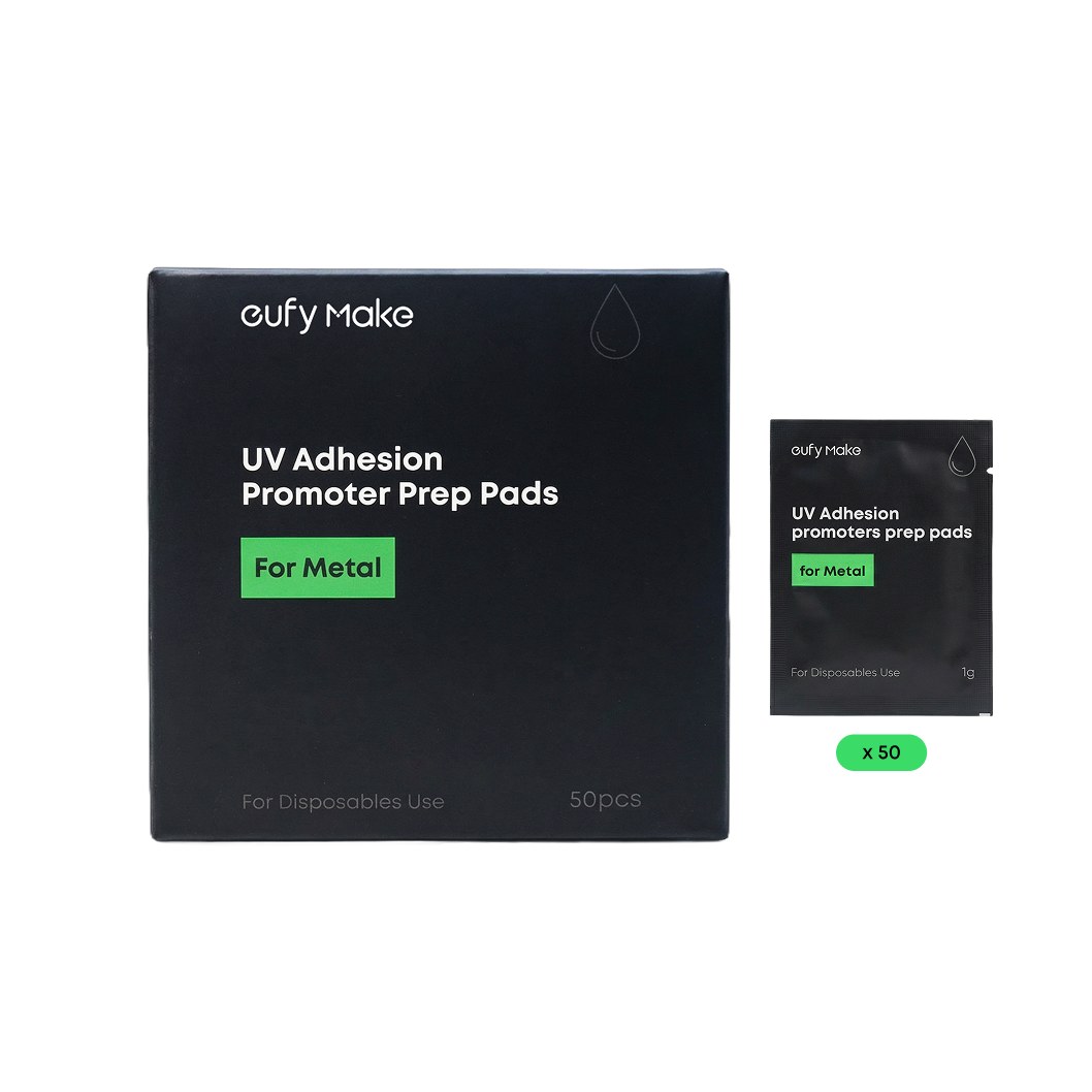 eufyMake UV Adhesion Promoters Prep Pads for Metal product image for eufyMake E1 UV printing