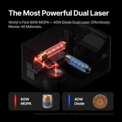xTool F2 Ultra 60W MOPA Fibre Laser - xTool-F2-Ultra-Single