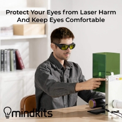 xTool - Laser Safety Goggles for 316nm-450nm & 900nm-1080nm Lasers, alternate view