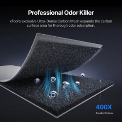 xTool AP2 ultra-dense carbon mesh filter for laser odour and VOC removal