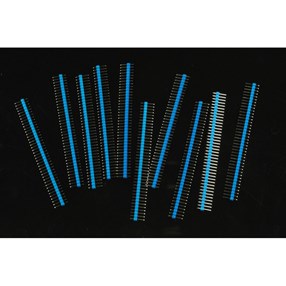 0.1 (2.54 mm) Arduino Male Pin Headers (Straight Blue 10pcs)