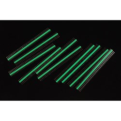 0.1 (2.54 mm) Arduino Male Pin Headers (Straight Green 10pcs) 