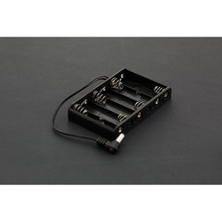 6xAA Battery Holder with DC2.1 Power Jack 