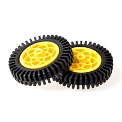 Rubber Wheel (Compatible with Servo &; Motor) 