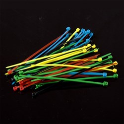 Nylon Cable Tie Set - Five Colors(50pcs) 