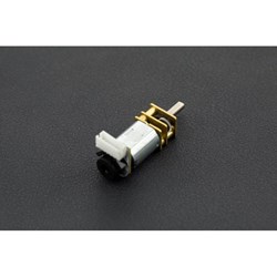 Micro Metal Geared motor w/Encoder -  6V 310RPM 50:1 