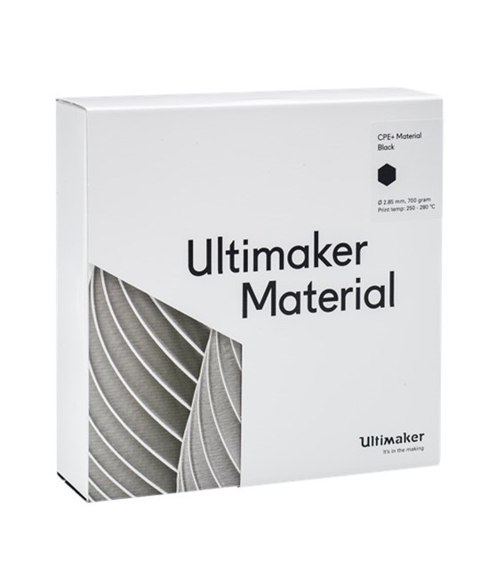 Ultimaker CPE+ TR Black 700g Spool - 2.85mm (3.0mm Compatible) - UM-1644