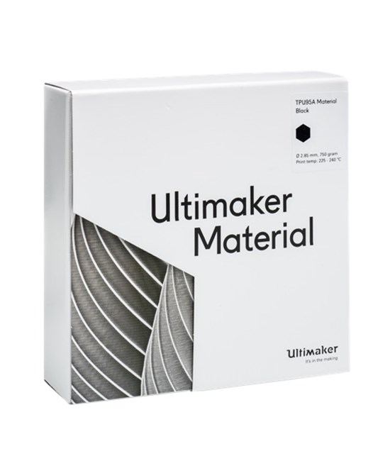 Ultimaker TPU Black 750g Spool - 2.85mm (3.0mm Compatible) - UM-1756