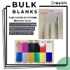 Bulk Blanks Matte Black Business Cards 0.2mm 50pc