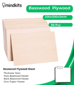 Bulk Blanks Basswood Ply 3mm 200x300mm (30pc) basswood plywood,basswood plywood sheets,basswood plywood 3mm,basswood plywood 4x8,basswood plywood vs birch plywood,basswood plywood for laser cutting,basswood plywood near me,basswood ply sheets