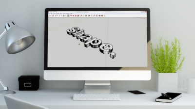 2D Logo to 3D Print using Adobe Illustrator & Sketchup Pro