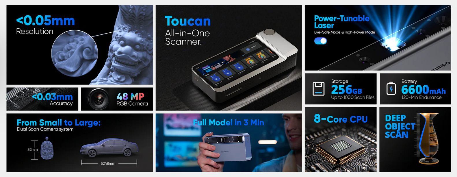3DMakerPro Toucan 3D Scanner