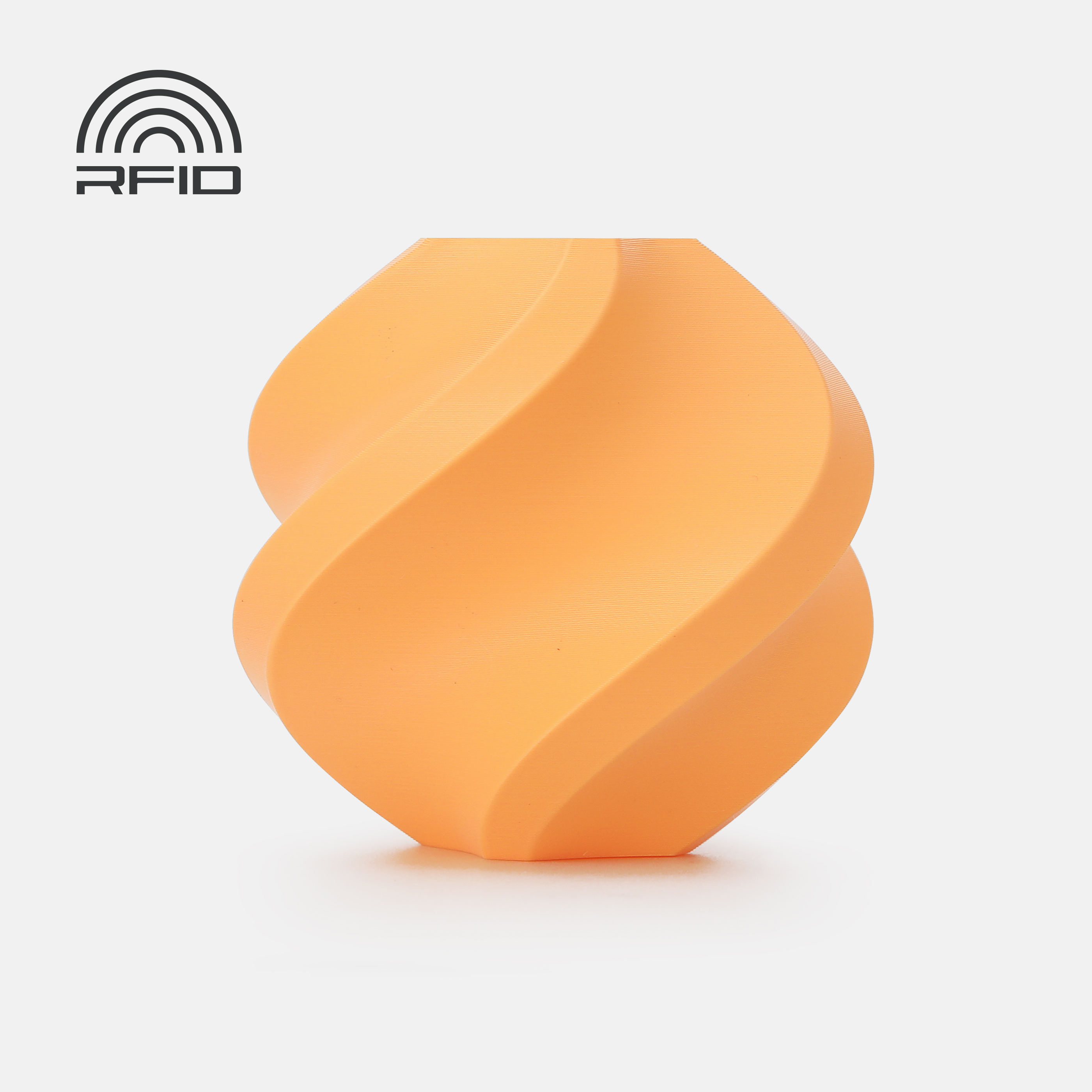 Bambu Lab - PLA Pure - Apricot with Bambu Reusable Spool - 1KG