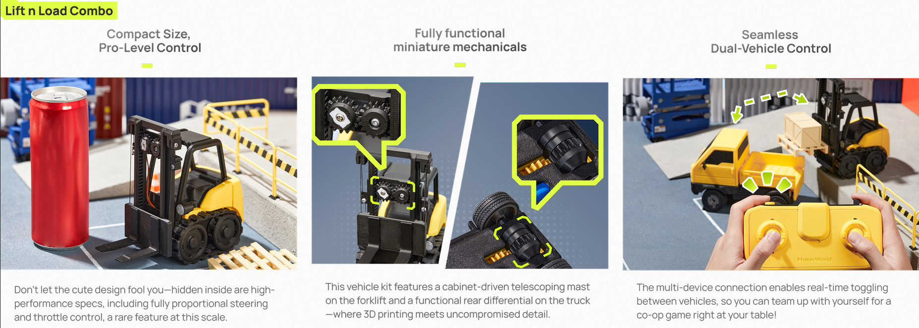 What Can Official R/C Combo Do
